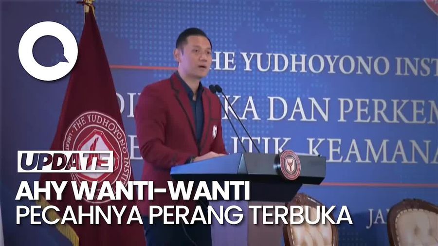 Video AHY: Kita Harus Bersiap Skenario Terburuk Pecahnya Perang Terbuka