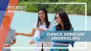 Warm Up dengan Berdance Sebelum Snorkeling di Pulau Marak, Padang