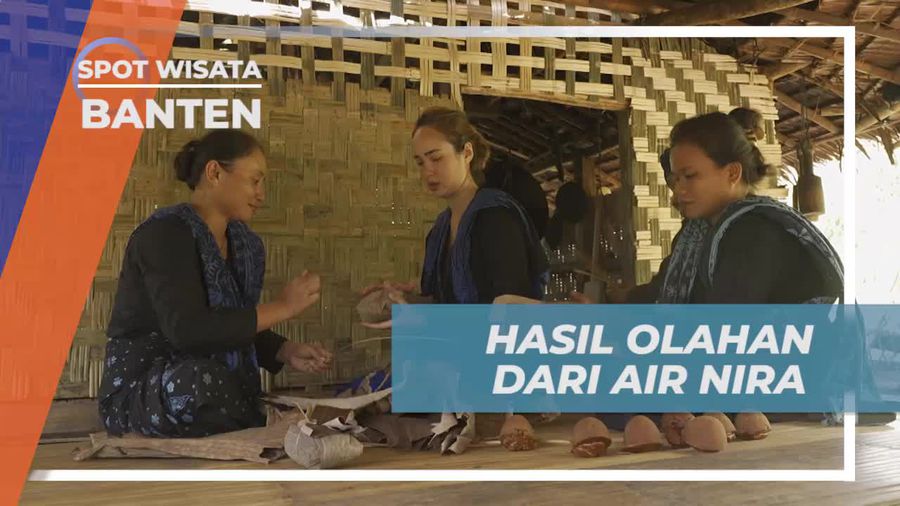Saksikan Hasil Olahan Air Nira Menjadi Gula Aren di Banten
