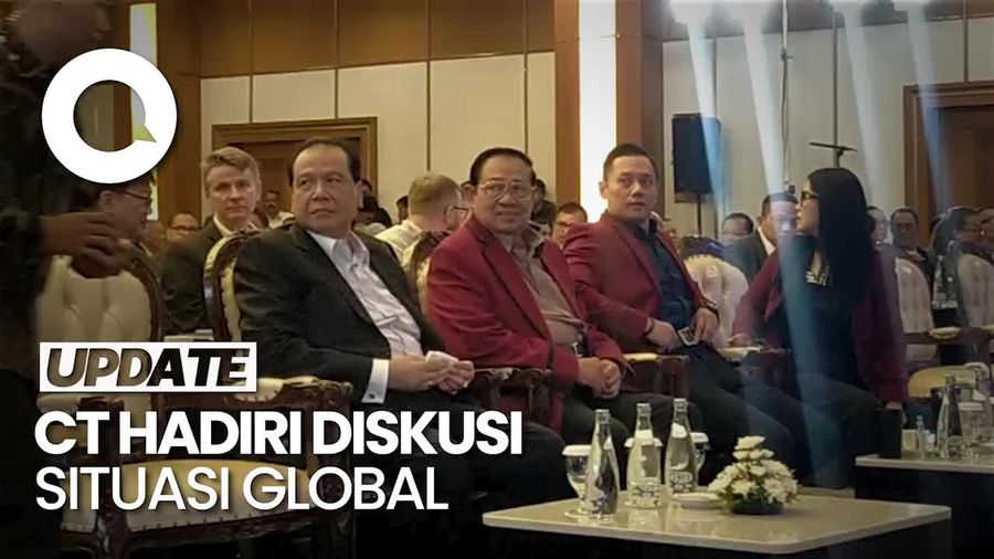 Video: CT Hadiri Diskusi TYI Bahas Situasi Global Terkini, Ada SBY-AHY