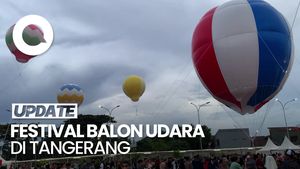 Video: Antusiasme Warga Lihat Festival Balon Udara di Tangerang