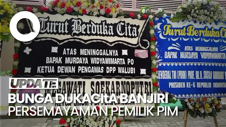 Video: SBY hingga Megawati Kirim Bunga Dukacita untuk Mendiang Pemilik PIM