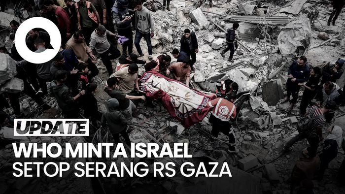 Video WHO Minta Israel Setop Bombardir Rumah Sakit di Gaza
