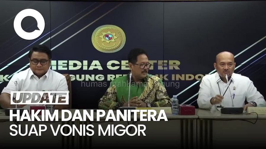 Video: MA Berhentikan Sementara Hakim-Panitera Tersangka Suap Vonis Korupsi Migor