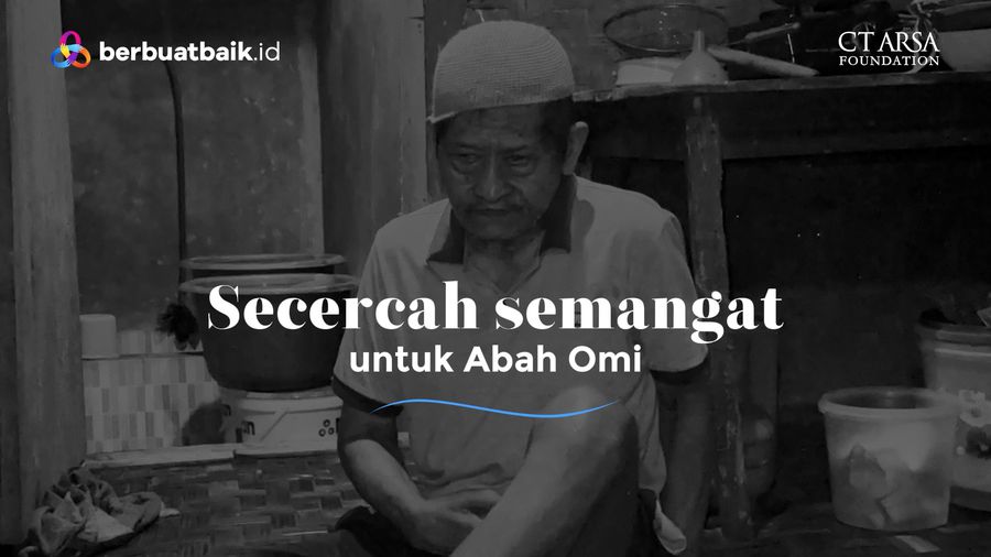 Donasi Sahabat Baik untuk Abah Omi yang Derita Stroke