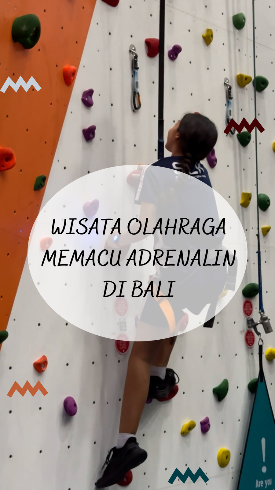 Video: Seru Banget! Wall Climbing dengan Total 90 Rute Menantang di Bali