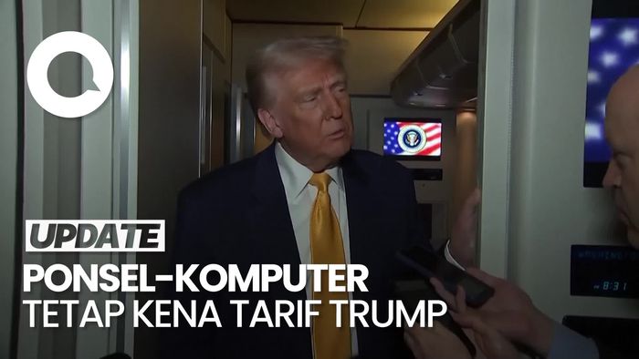 Video Trump Tegaskan Ponsel-Komputer Tetap Kena Tarif: Tak Ada Pengecualian!