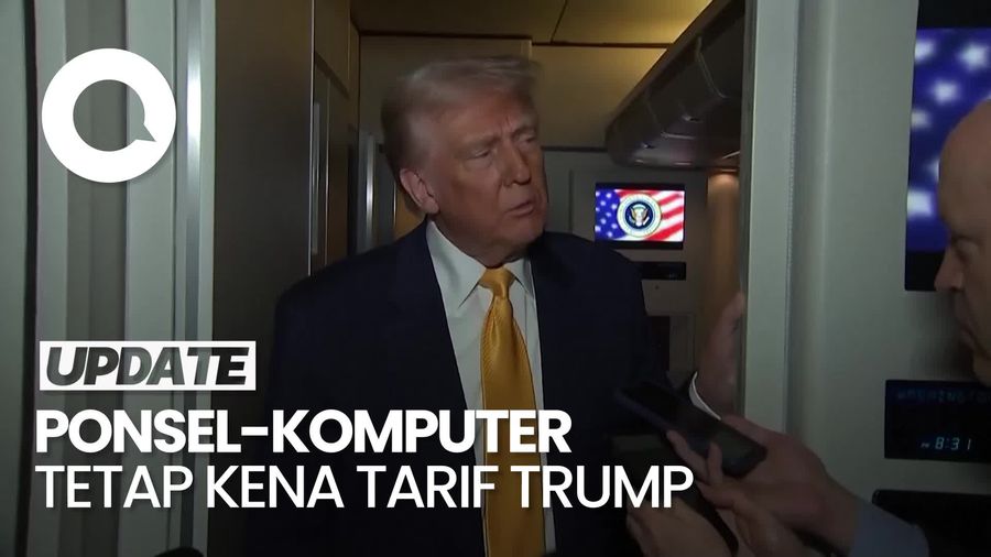 Video Trump Tegaskan Ponsel-Komputer Tetap Kena Tarif: Tak Ada Pengecualian!