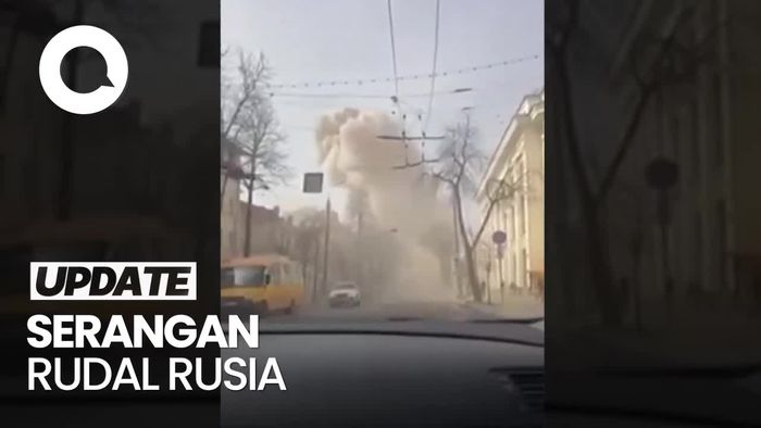 Video: Detik-detik Rudal Rusia Hantam Jantung Kota Sumy Ukraina