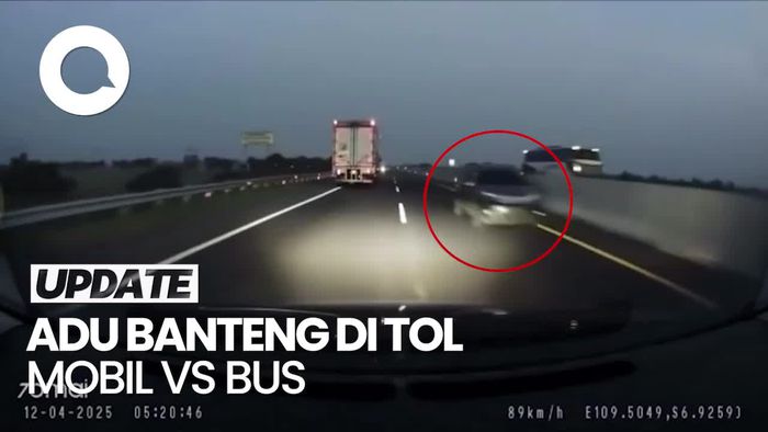 Video: Sederet Fakta Mobil Lawan Arah hingga Adu Banteng dengan Bus di Tol Pekalongan