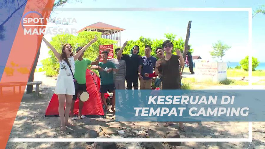 Bergembira Bersama Teman-Teman di Pulau Kodingare Keke, Makassar