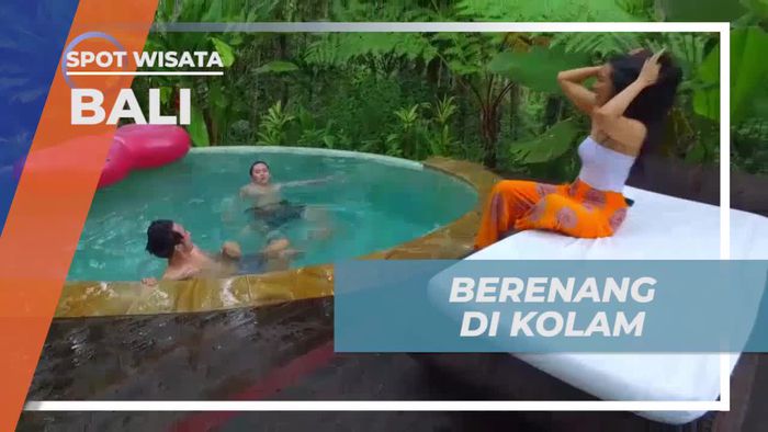 Serunya Berenang di Kolam Resort Glamping di Ubud, Bali