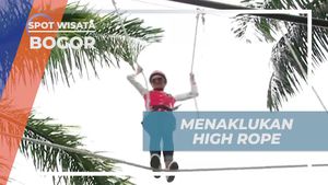 Menanti Tantangan di High Rope Highland Park, Bogor