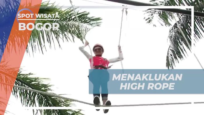 Menanti Tantangan di High Rope Highland Park, Bogor