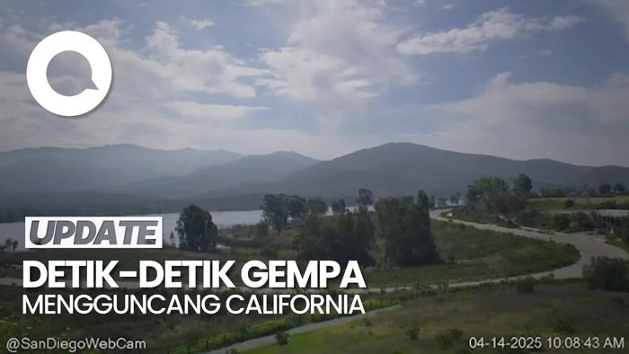 Video: Rekaman CCTV saat Gempa M 5,2 Guncang California AS