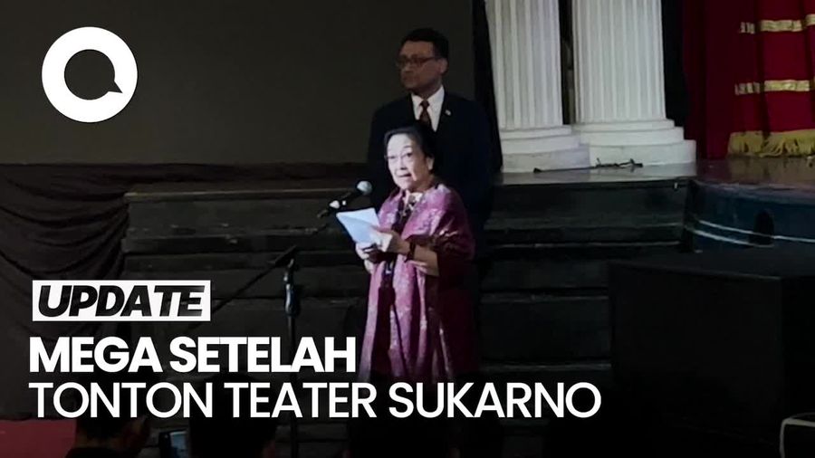 Video Megawati Saat Tonton Teater Sukarno: Bentuk Nyata Persahabatan