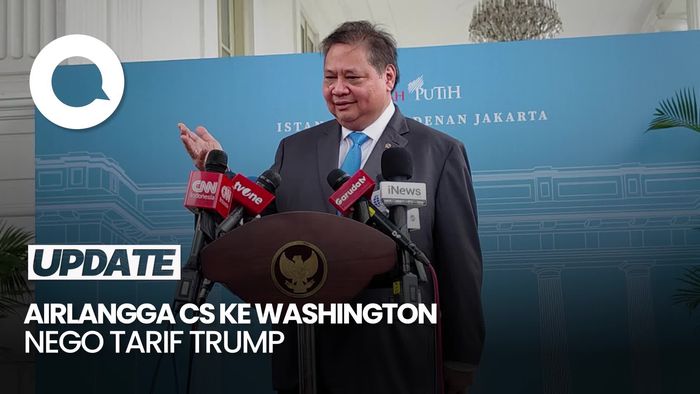 Video Airlangga Bertolak ke AS, Nego Tarif Trump di Washington