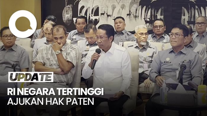 Video Menkum Andi Agtas: Indonesia Jadi Negara Tertinggi Ajukan Hak Paten