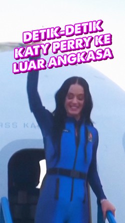 Video: Melihat Momen Katy Perry Terbang ke Luar Angkasa