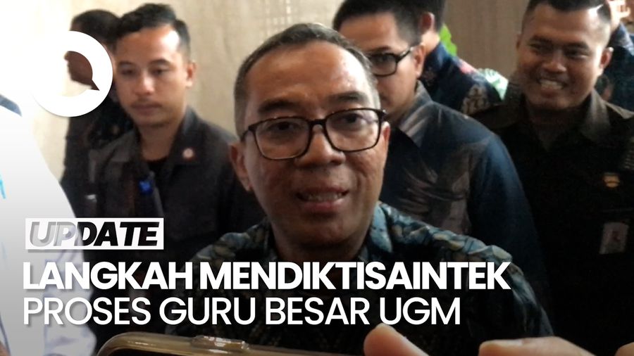 Video Mendiktisaintek Cabut Status ASN Guru Besar UGM Bila Terbukti Lakukan Pelecehan