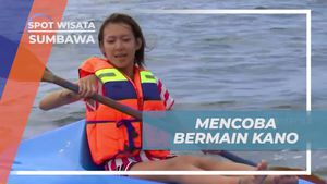 Menyelami Keseruan Bermain Kano di Pantai Labuan Pade, Sumbawa