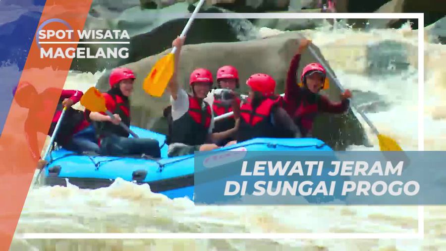 Melewati Jeram-jeram Menegangkan di Sungai Progo, Magelang