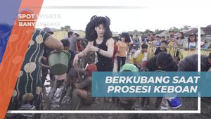 Berkubang Riang di Prosesi Keboan yang Pria