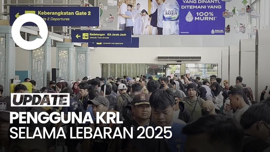 Video: 19,1 Juta Penumpang Gunakan KRL Selama Lebaran 2025