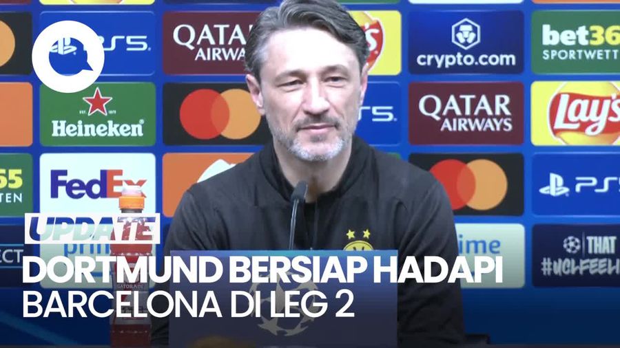 Video Kovac soal Leg 2 Dortmund Vs Barca: Selalu Ada Keajaiban