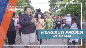 Antusias di Prosesi Budaya Keboan Bersama Warga Desa Aliyan