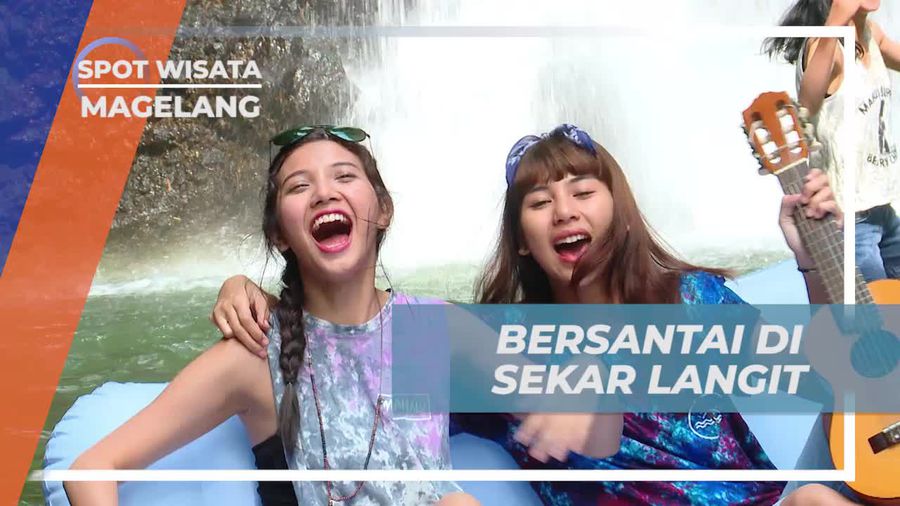 Bersantai di Air Terjun Sekar Langit yang Memesona di Magelang