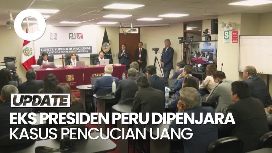 Video: Eks Presiden Peru Humala Divonis 15 Tahun Bui atas Kasus Pencucian Uang