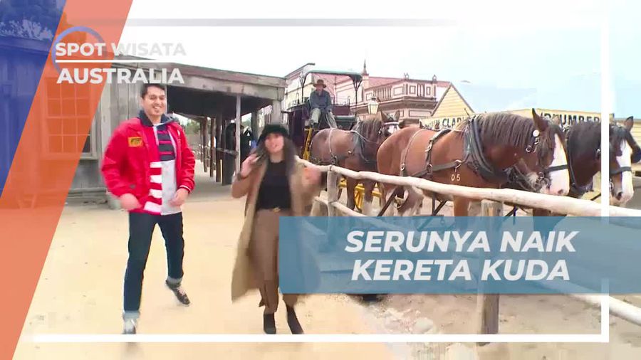 Menikmati Serunya Naik Kereta Kuda di Sovereign Hill, Australia
