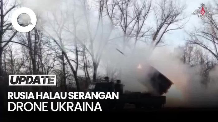 Video: Momen Militer Rusia Halau Serangan Ratusan Drone Ukraina