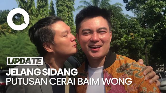 Video: Ciuman Kakak Antarkan Baim Wong Hadapi Putusan Sidang Cerai