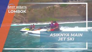 Menikmati Asiknya Bermain Jet Ski di Laut Lombok
