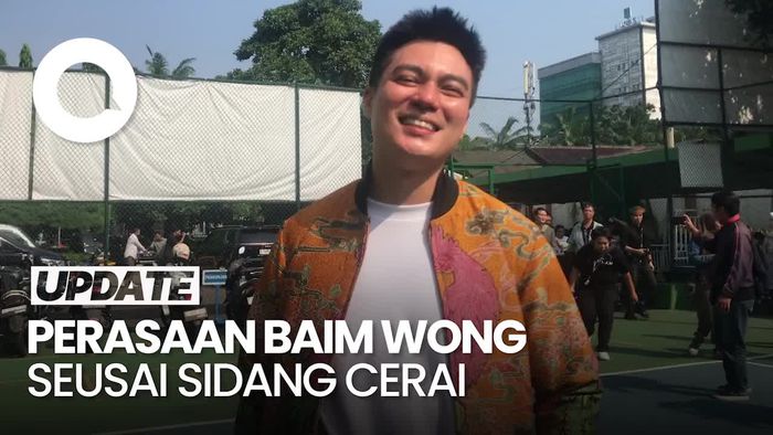 Video Baim Wong Lega Seusai Sidang Putusan Cerai dengan Paula