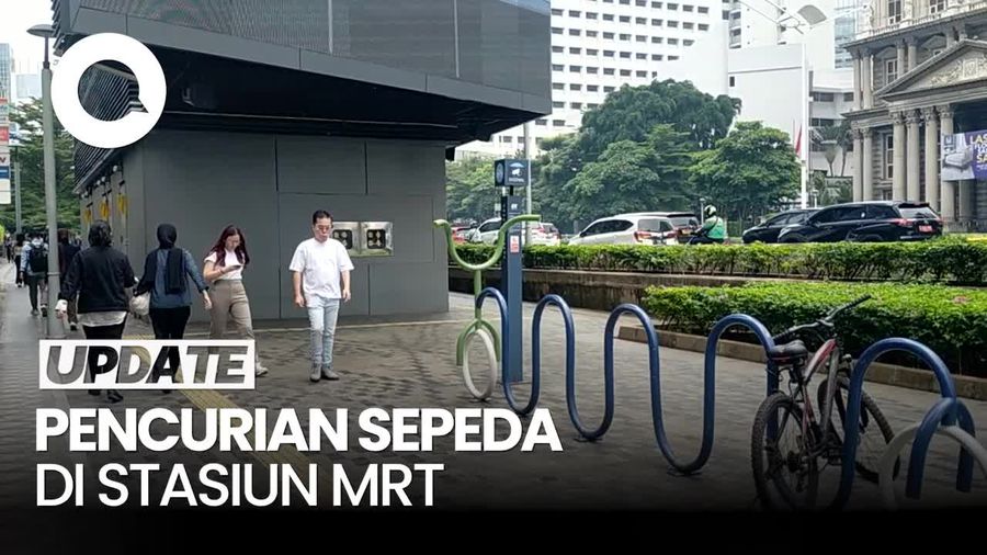 Video: Melihat Bike Rack Stasiun MRT Jaksel saat Heboh Sepeda Warga Hilang Dicuri