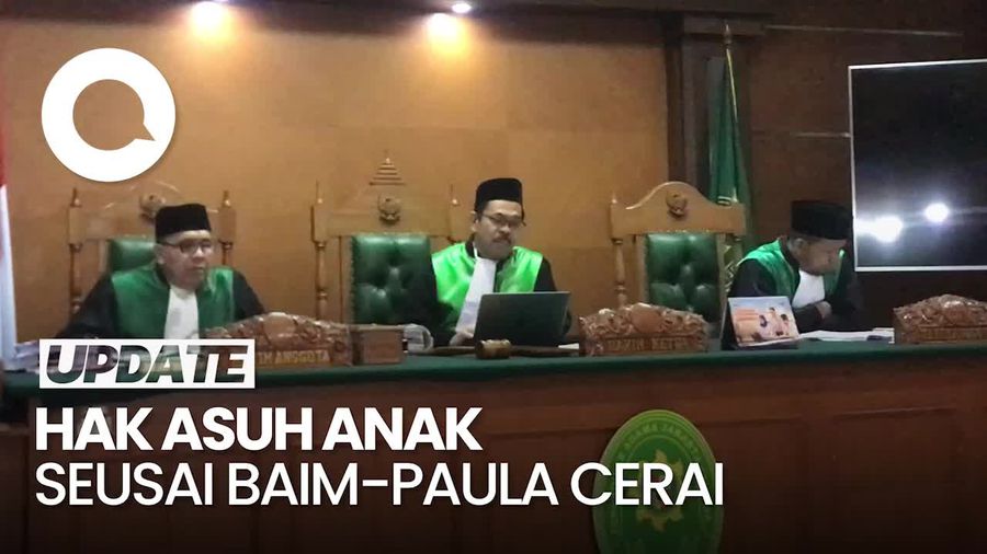 Video: Hakim Putuskan Anak Baim Wong-Paula Verhoeven Diasuh Bersama