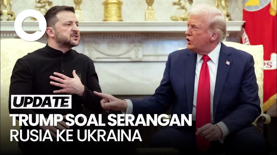 Video: Ukraina Diserang Rusia, Trump Kembali Salahkan Zelensky