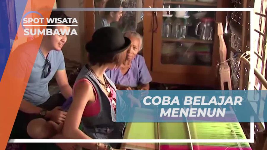 Mencoba Menenun Kain Tenun di Sumbawa Tantangan dan Seni