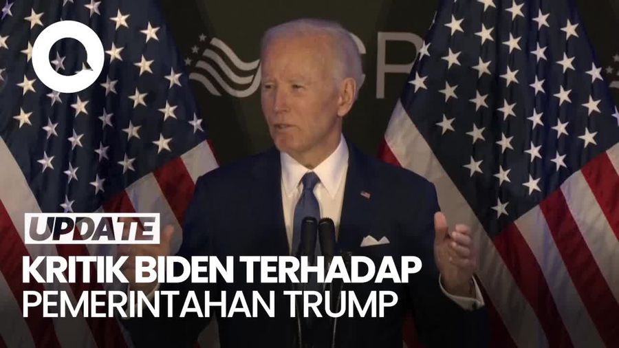 Video Joe Biden: Kurang dari 100 Hari, Pemerintahan Trump Buat Banyak Kerusakan
