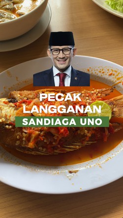 Video: Ini Pecak Betawi Langganan Sandiaga Uno yang Pedas Berempah