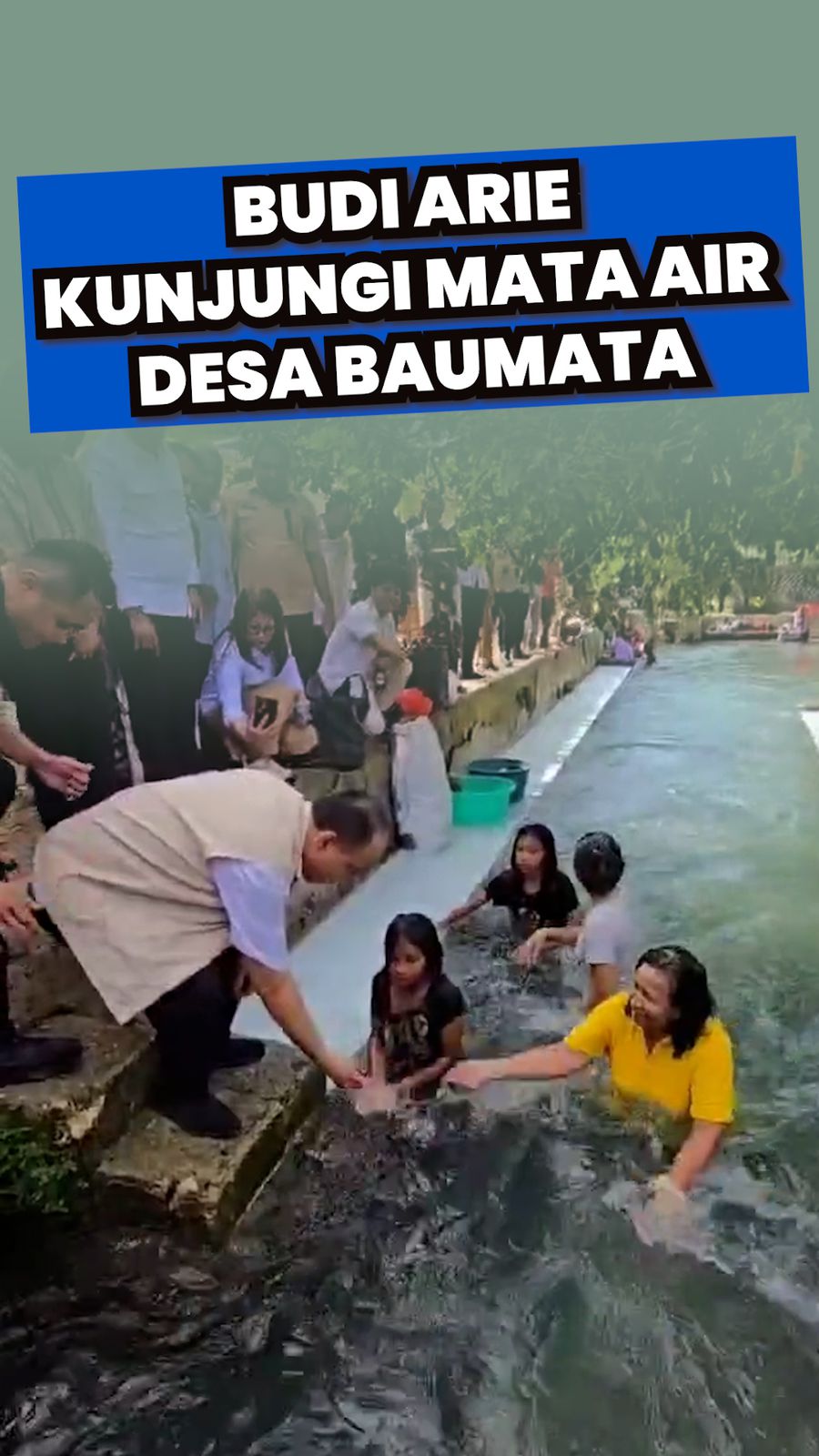 Video Menkop Budi Arie Kunjungi Mata Air Desa Baumata: Ingat Masa Kecil