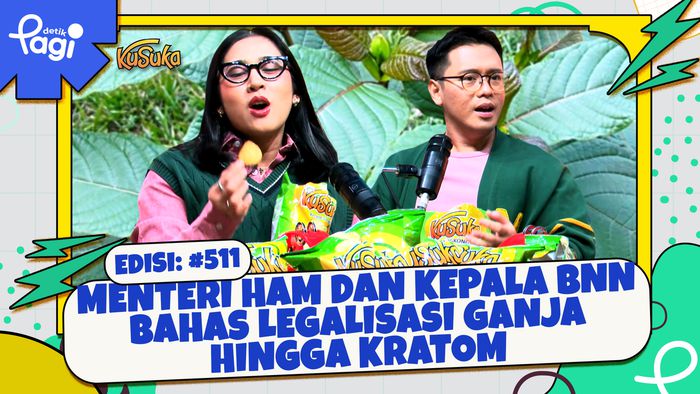 Menteri HAM dan Kepala BNN Bahas Legalisasi Ganja hingga Kratom