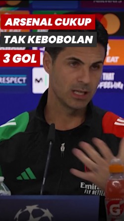 Video: Jelang Lawan Madrid, Arsenal Sudah Setahun Lebih Tak Dibobol 3 Gol