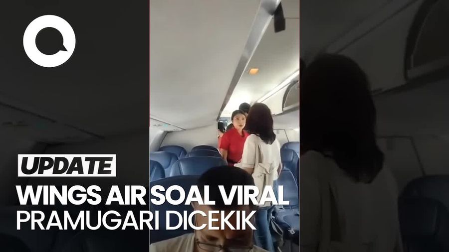 Video: Anggota DPRD Sumut Cekik Pramugari, Wings Air Ambil Langkah Hukum