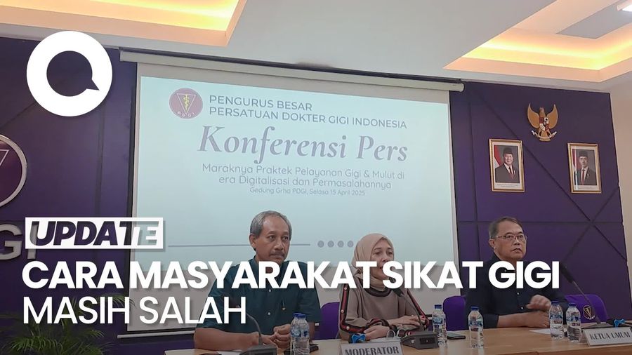 Video PDGI: Cuma 5% Orang Indonesia yang Sikat Gigi dengan Benar