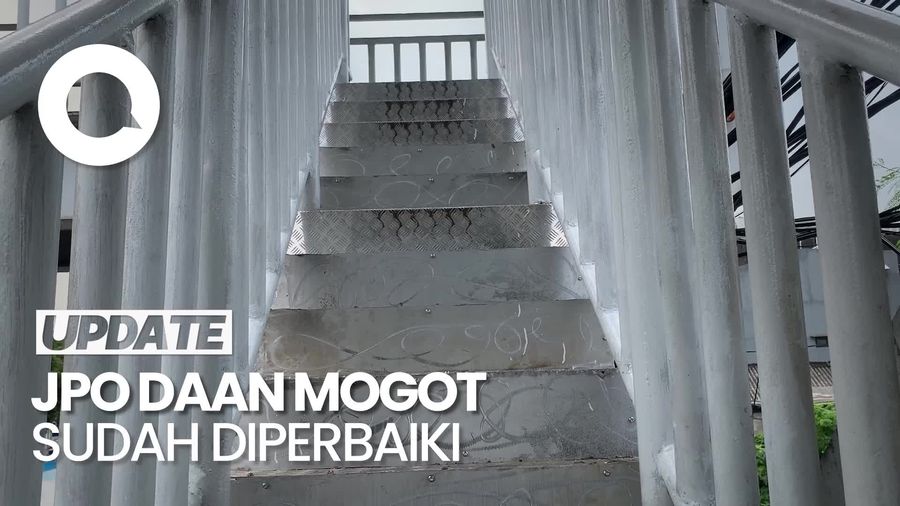 Video: Besi JPO Daan Mogot yang Hilang Dicuri Sudah Diperbaiki, CCTV Dipasang!