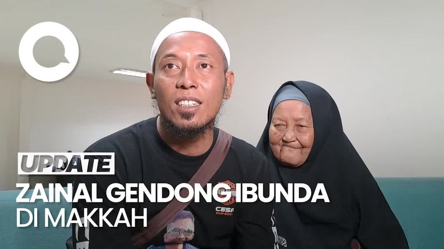 Video: Cerita Zainal Gendong Ibunda Saat Tawaf di Makkah